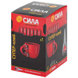 Супер-клей СИЛА SSBL1-6 6 г туба пластик | Сила