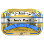 Grether's Pastilles, для горла и голоса, черная смородина, 24 пастилки, 60 г (2 1/8 унции)