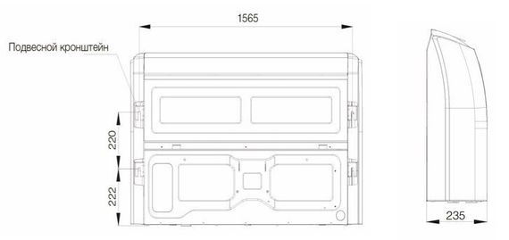 Напольно-потолочный кондиционер Excon CR-01-1422 — (5)