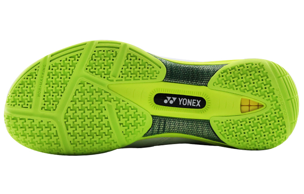 YONEX 88D 2 Badminton Shoes Unisex Low top White Yellow Green