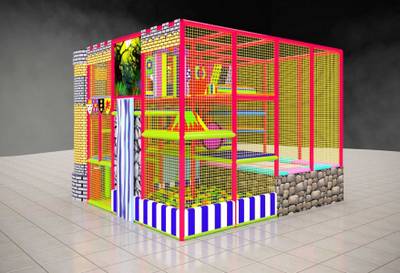 Детский игровой лабиринт «Крепость приключений»