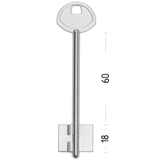Заготовка сувальдного ключа 12745 GRD6D