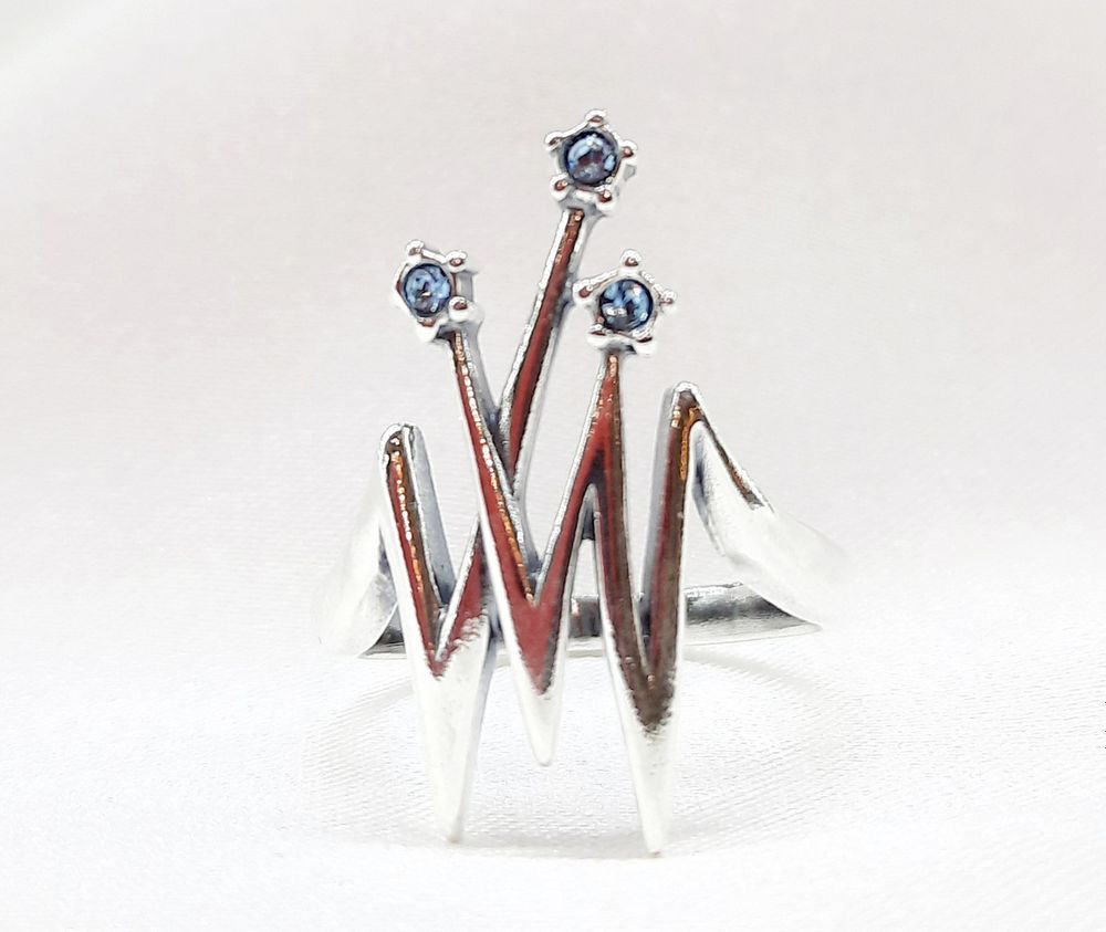 &quot;Шейла&quot; кольцо в серебряном покрытии из коллекции &quot;Фантазия&quot; от Jenavi