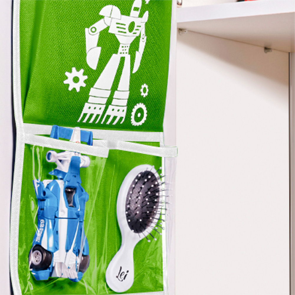 Кармашки для детского сада на резинке. Робот