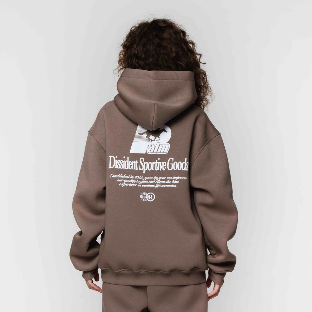 Худи Dissident Sportive Goods коричневый