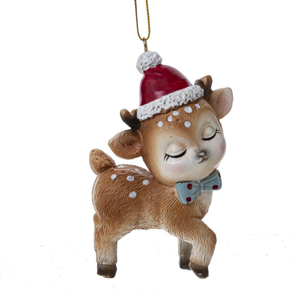 GAEM Изделие декоративное подвесное "Олень", L5,5 W3 H8 см, 4в.