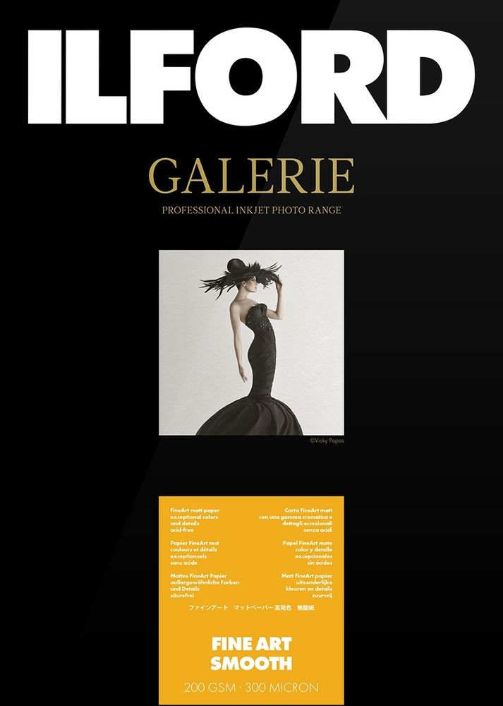 Фотобумага ILFORD Galerie Fine Art Smooth, 25 листов, A2 - 420мм x 594мм (GA6965420594)