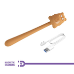 Мини-вибратор Baile Pretty Love, гибкий, 13,3 см