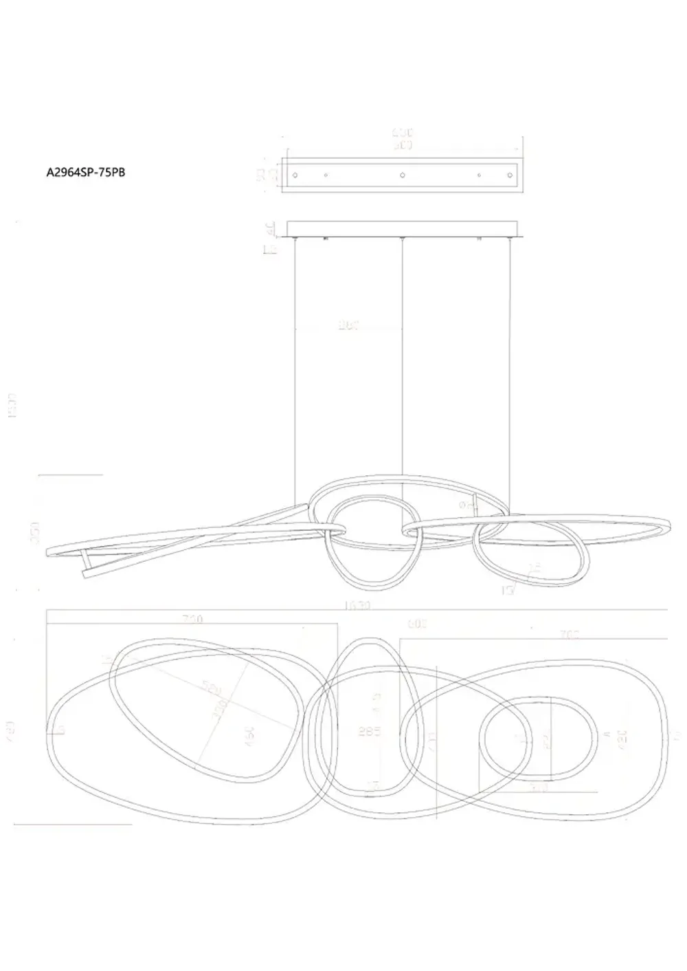 Подвесная люстра Arte Lamp