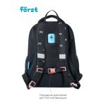 Ранец Först F-Complex "Royal style" в комплекте со сменой передней панелью, 39*28*18 см, 2 отделения, 2 кармана, анатомическая спинка