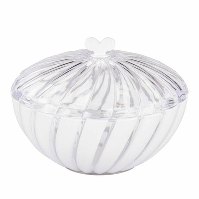 Сахарница "Грация" 0,8л с крышкой, белый