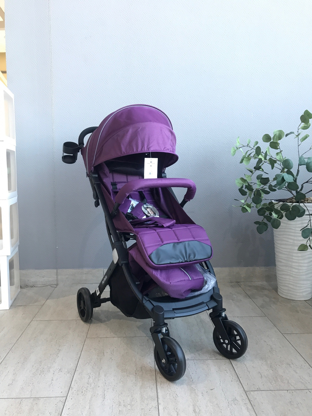Kоляска детская прогулочная Farfello Comfy Go Comfort (Violet/Фиолетовый CG-006)