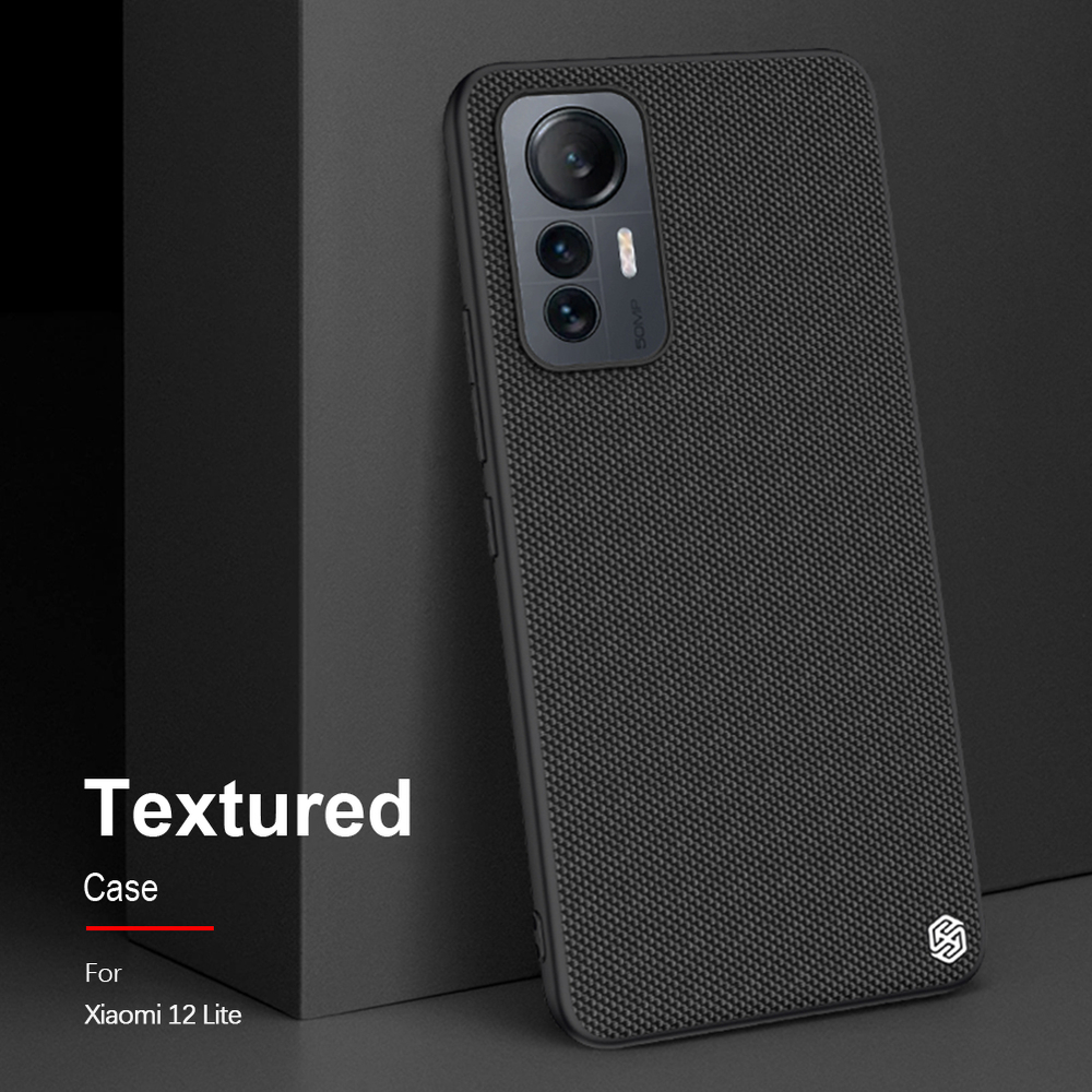 Тонкий текстурный чехол из нейлонового волокна от Nillkin для Xiaomi 12 Lite 5G, серия Textured Case