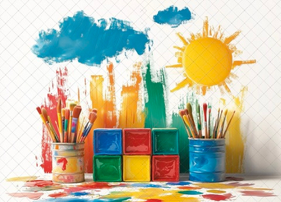 Кляксы №4 - фон неопреновый