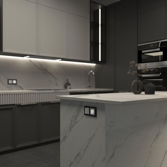 Розетка с подсветкой Werkel белый a069612