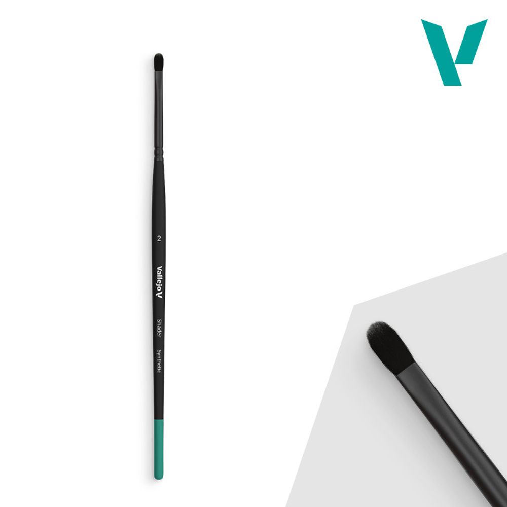 Filbert Shader Flat Synthetic Brush No. 2