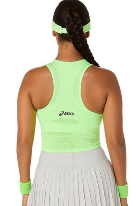 Топ теннисный Asics Match Jacquard Crop - illuminate green