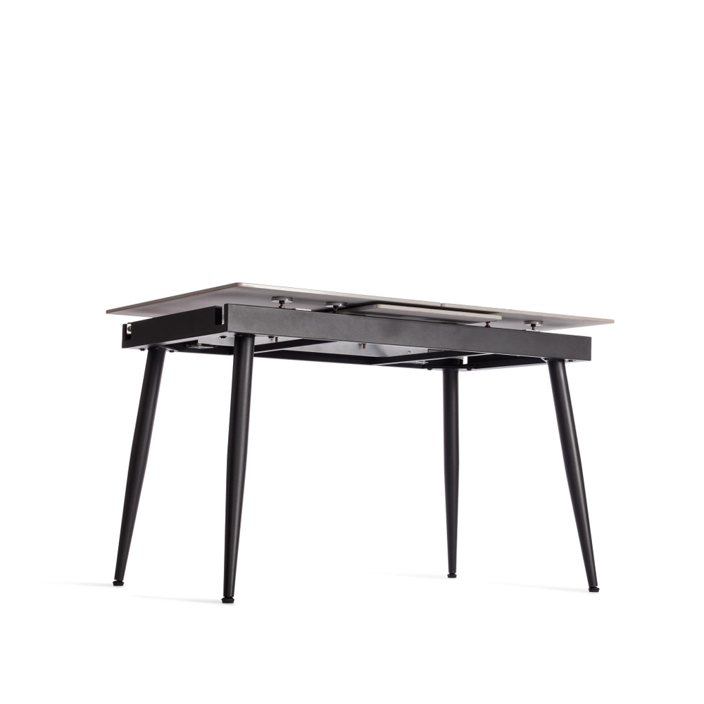 Стол обеденный Balmoral/Балморал столешница керамика (матовая) /опоры металл, серый/чёрный, (120+40)x80x75(+1) см