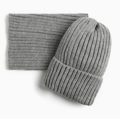Комплект для девочки (шапка, снуд), цвет серый, р. 50/ 9912817 Текстильторг