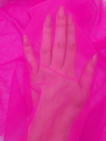 Сетка не эластичная корсетная розовый неон 0,1 м (Китай)