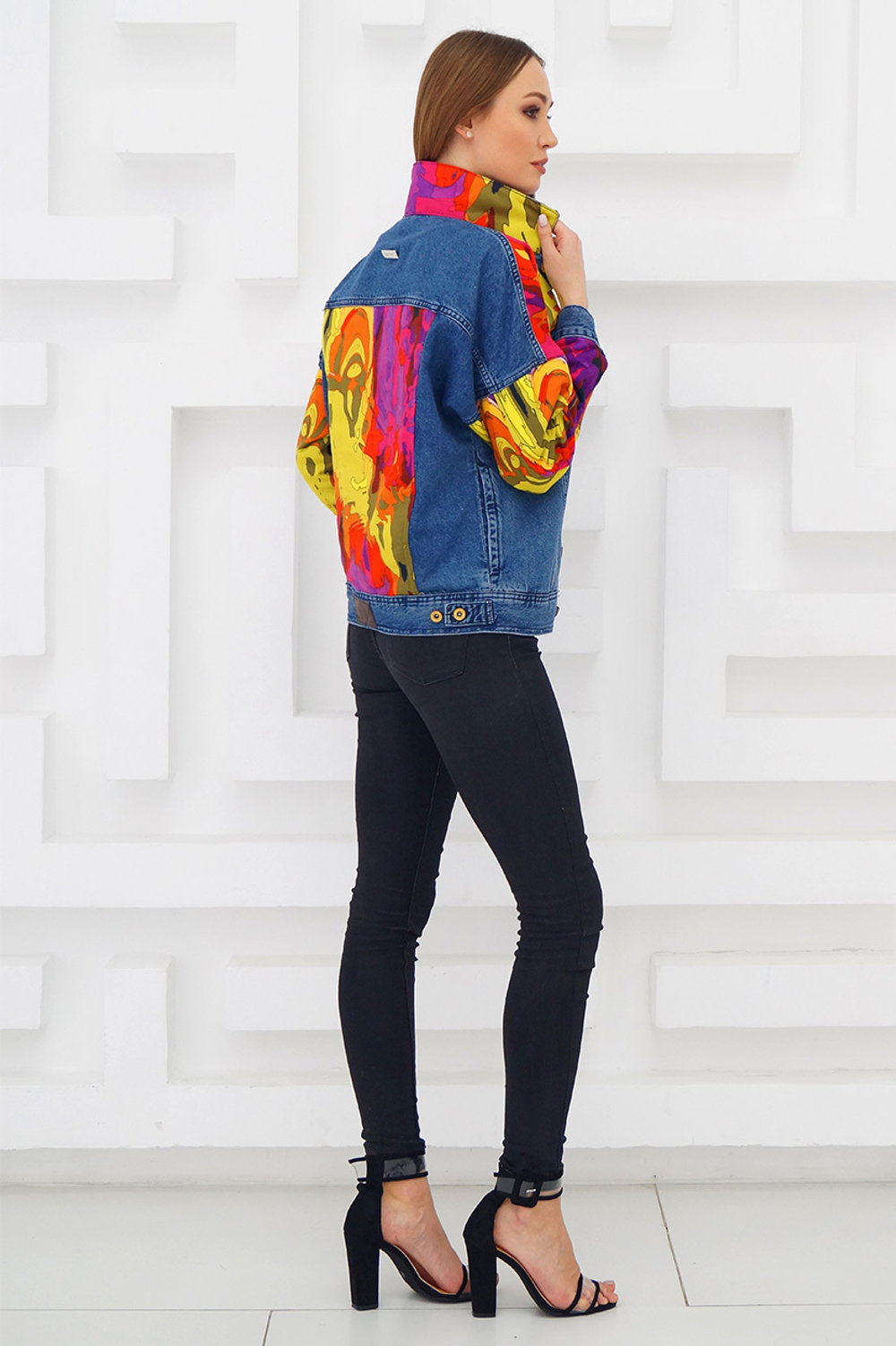 LIGVIANNI Джинсовая куртка Denim Jacket Khaki