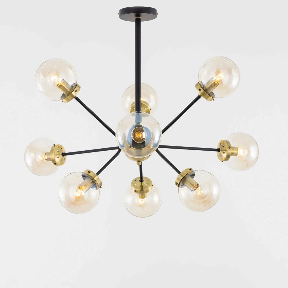 Citilux Планета CL105295 Люстра на штанге Бронза