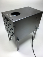 Теплообменник "Угорь" с вентилятором в помещение/палатку