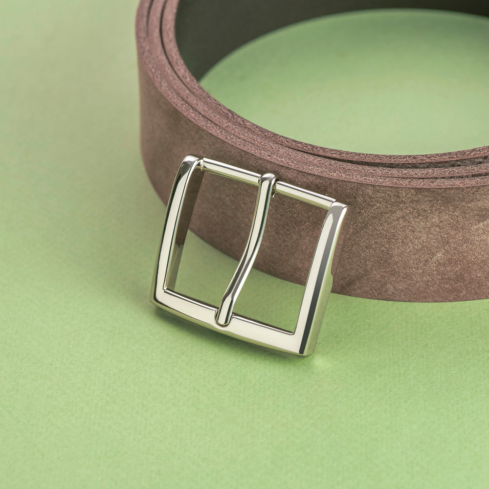 Пряжка ременная (40мм), арт. PPD1075, цв. Никель, замак