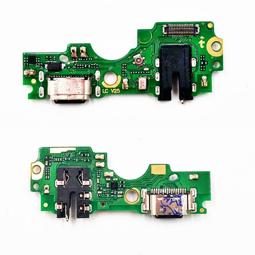 Шлейф для Infinix Hot 20 4G плата на системный разъем/разъем гарнитуры/микрофон