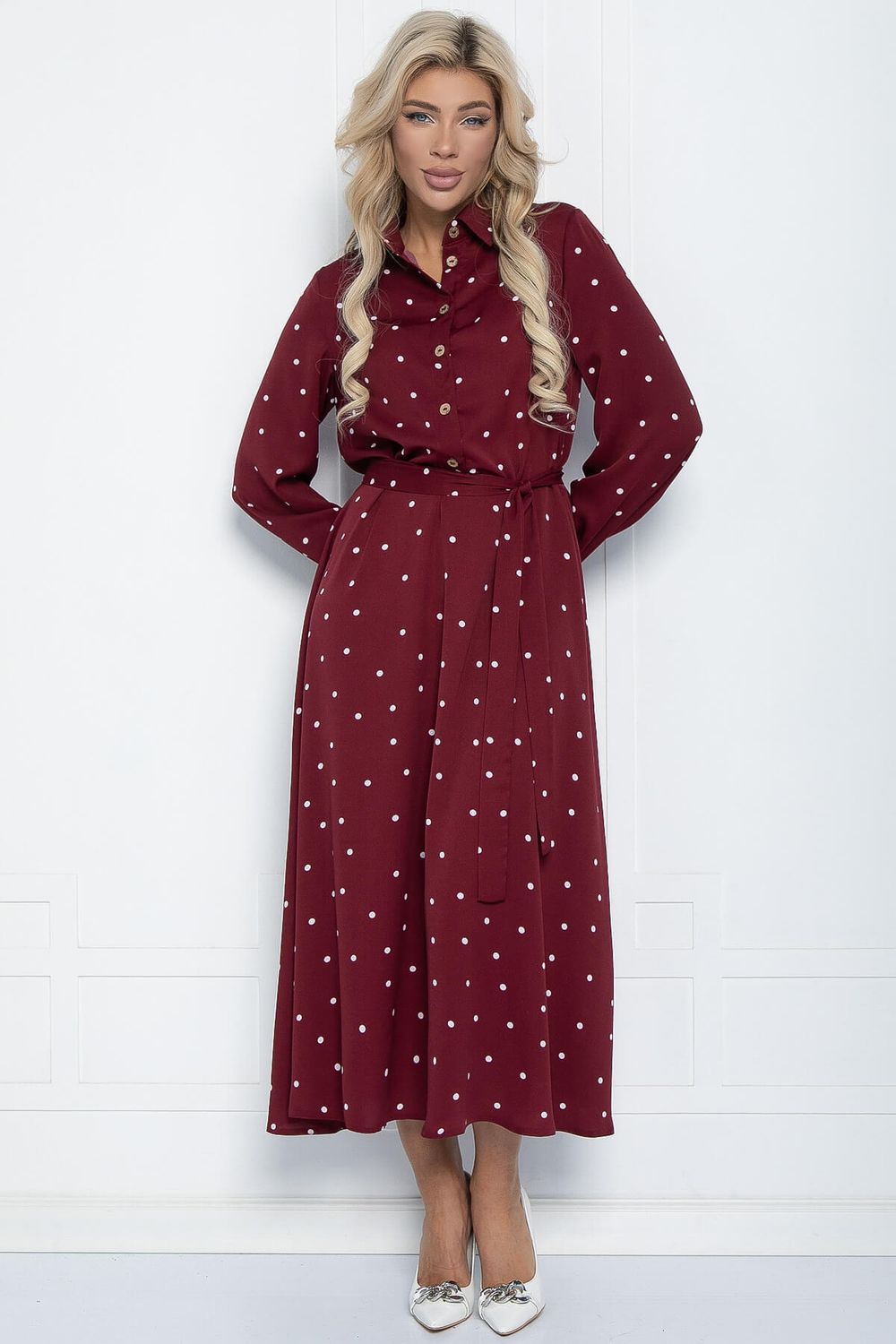 Платье Арвен (бордовое) П11071 LT Collection