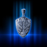 Амулет Талисман Денежный Щит серебро ЮРВ-26-с