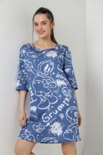 Туника женская Позитив-3 Виотекс ИНДИГО