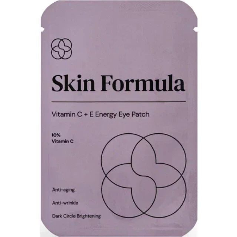 Skin Formula Патчи против темных кругов, морщин и дряблости кожи | Vitamin C+E Energy Eye Patch