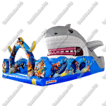 Коммерческий надувной батут "Акула-робот"