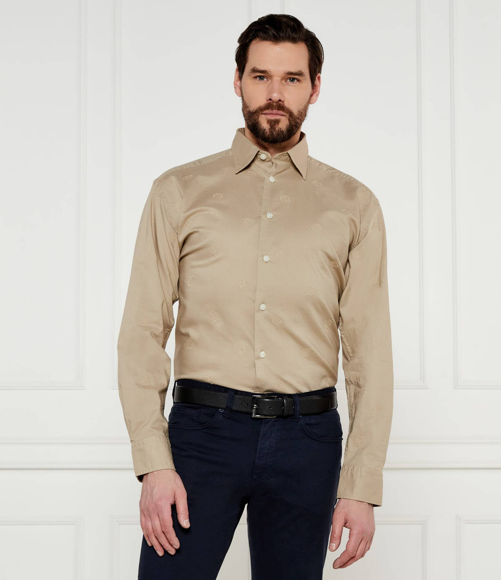Рубашка C-CORY-243 BOSS BLACK - бежевый(50534511)