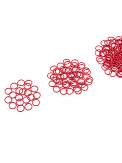 Кольцо Arta-F, 10 мм, металл, красный 100