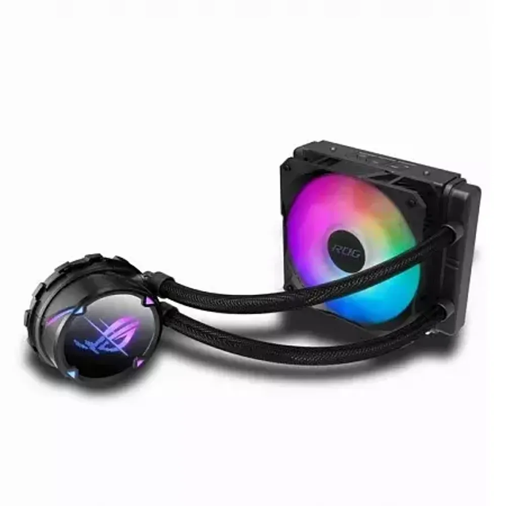 Водяное охлаждение CPU Asus ROG STRIX LC II 120 ARGB 120mm Liquid CPU Cooler, 12cm PWM Fan, ARGB