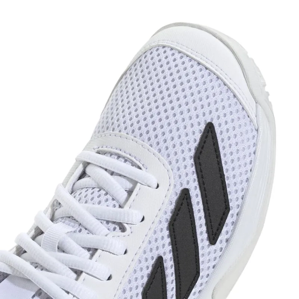 Детские Кроссовки теннисные  Adidas Courtflash K - cloud white/core black/cloud white