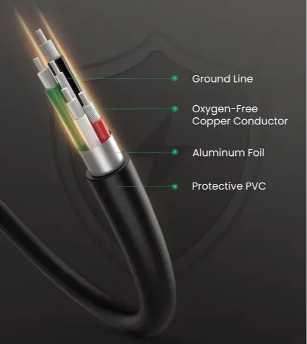 Кабель USB 2.0 - mini USB, 480Mbps, 1.5m. UGREEN 10385