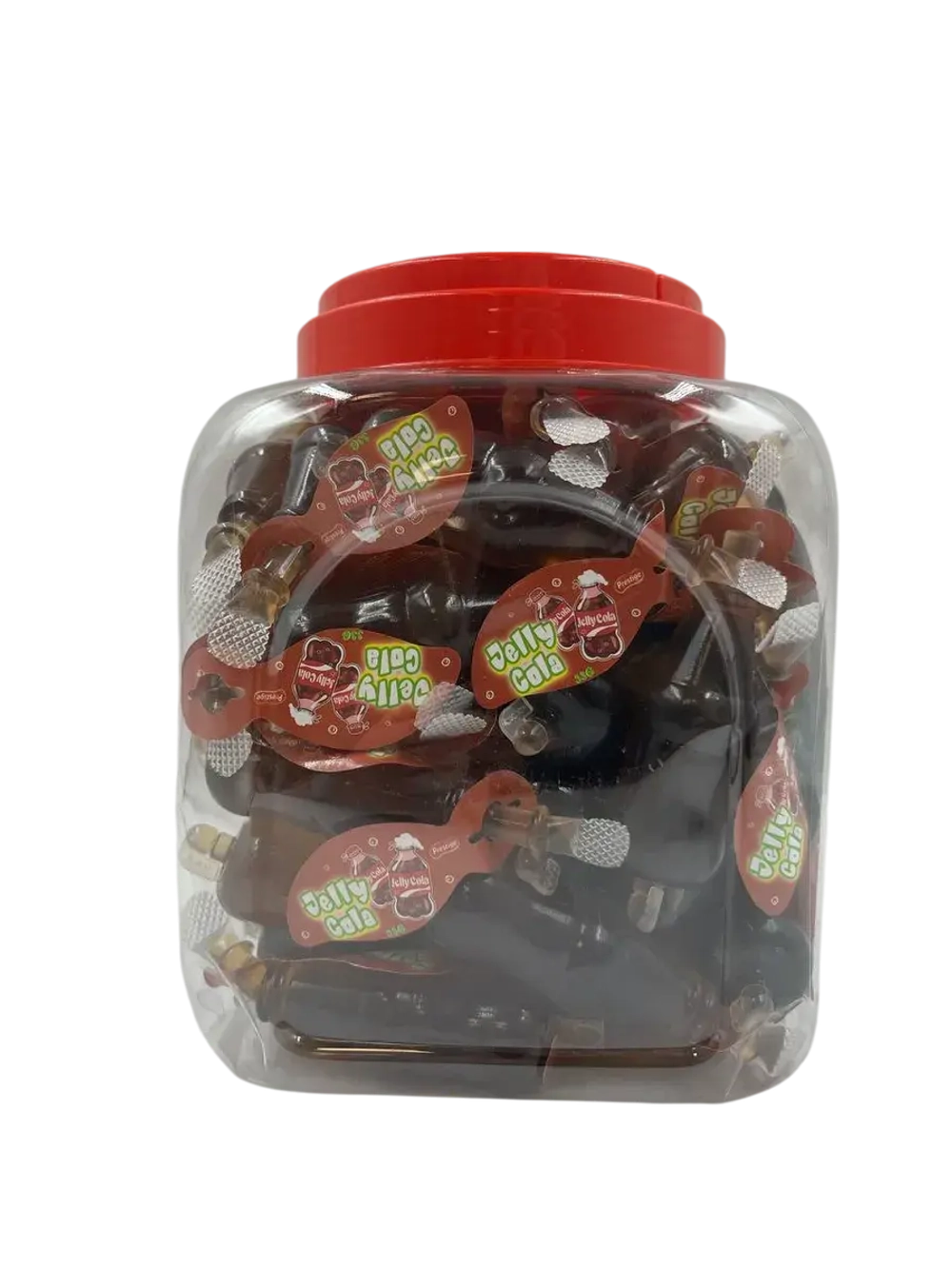 Желе в мини бутылках со вкусом колы . 55шт