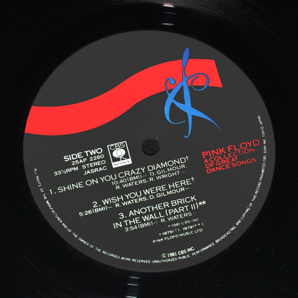 Pink Floyd / A Collection Of Great Dance Songs (LP)