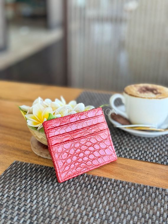 Картхолдер из кожи крокодила WA-210