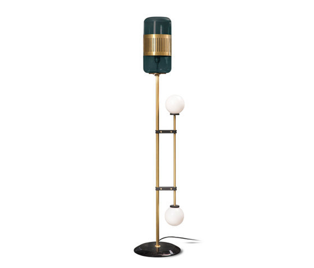Floor design lamp  Lizak by Bert Frank (Emerald)