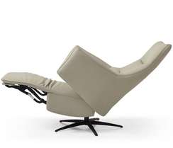 Кресло с электро-реклайнером Everse, бежевая кожа