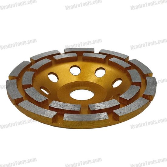 Чашка алмазная сегментная двухрядная 125 мм