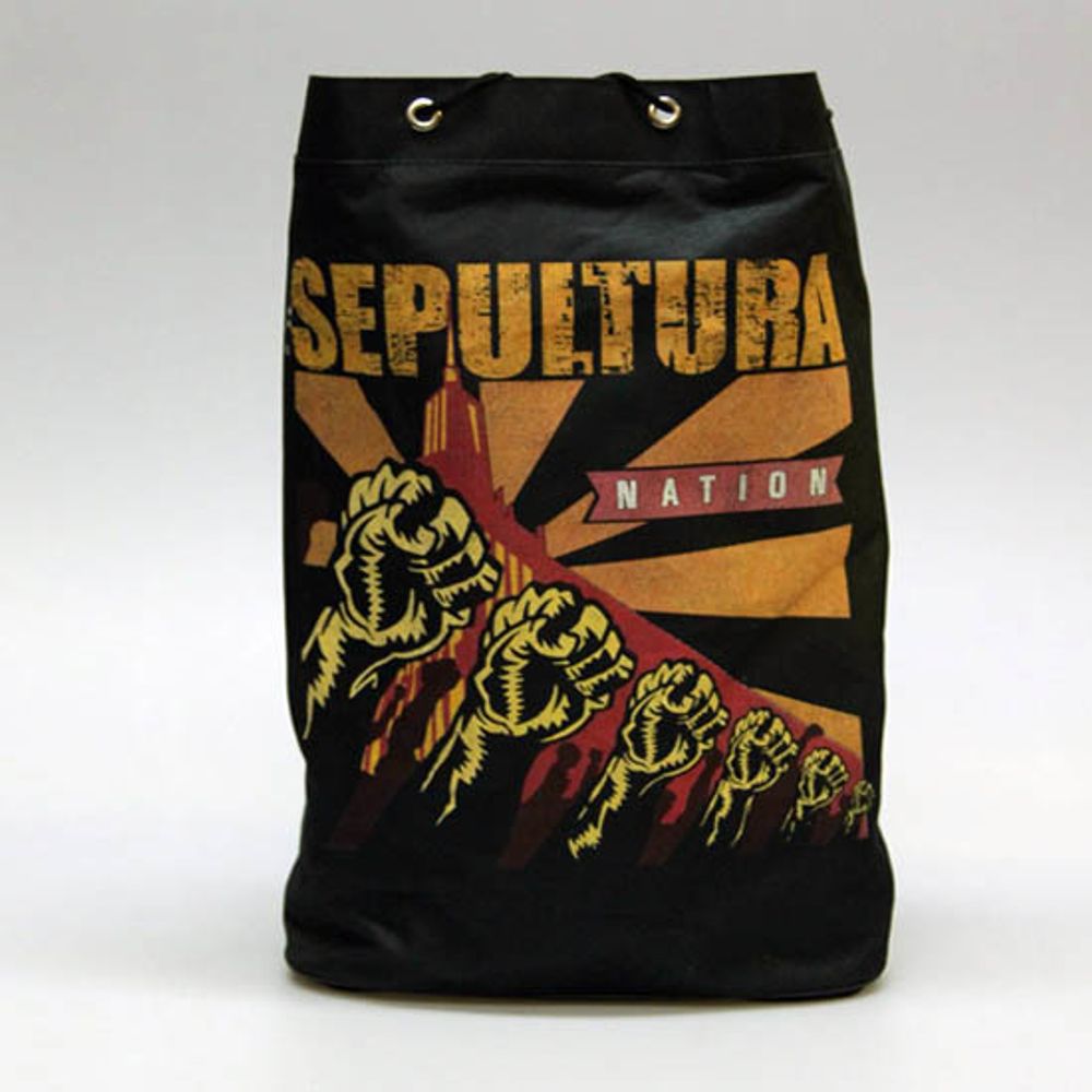 Торба Sepultura Nation с кулаками