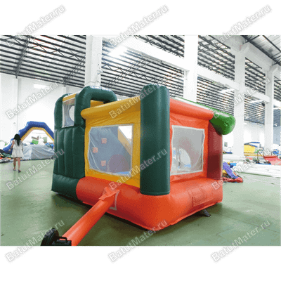 Небольшой надувной батут "Лесной домик"