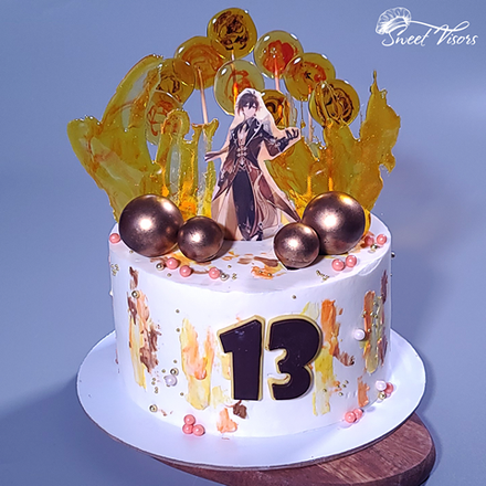 "Девочке 13" (декор)