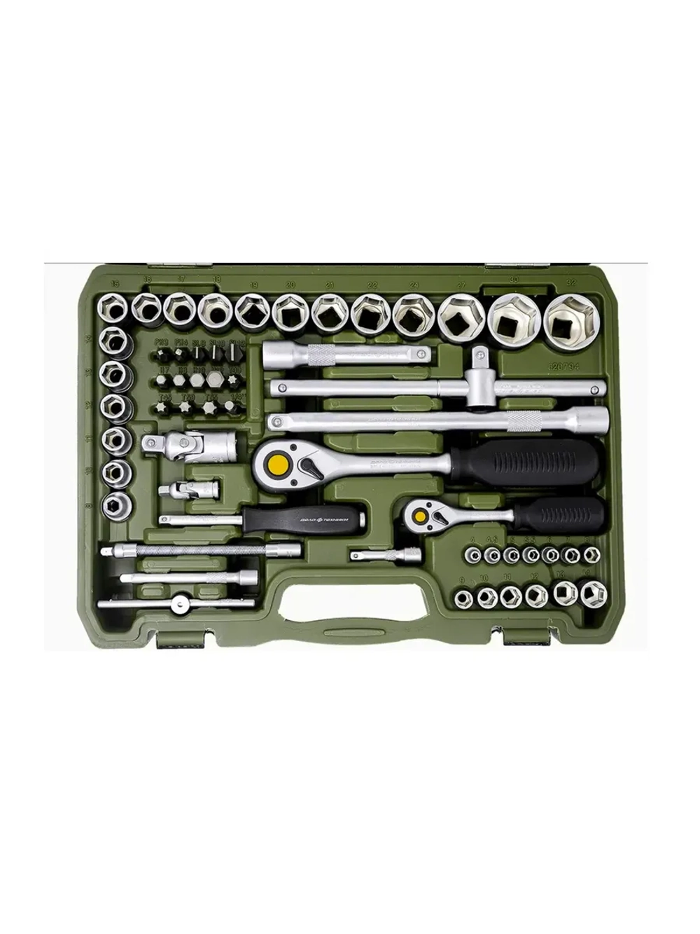 Набор головок Дело Техники и принадлежностей 1/4", 1/2", 94предм. 620794