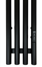 Полотенцесушитель электр. QUARTET GR-135 П2 180x1500 black mat R Ф32